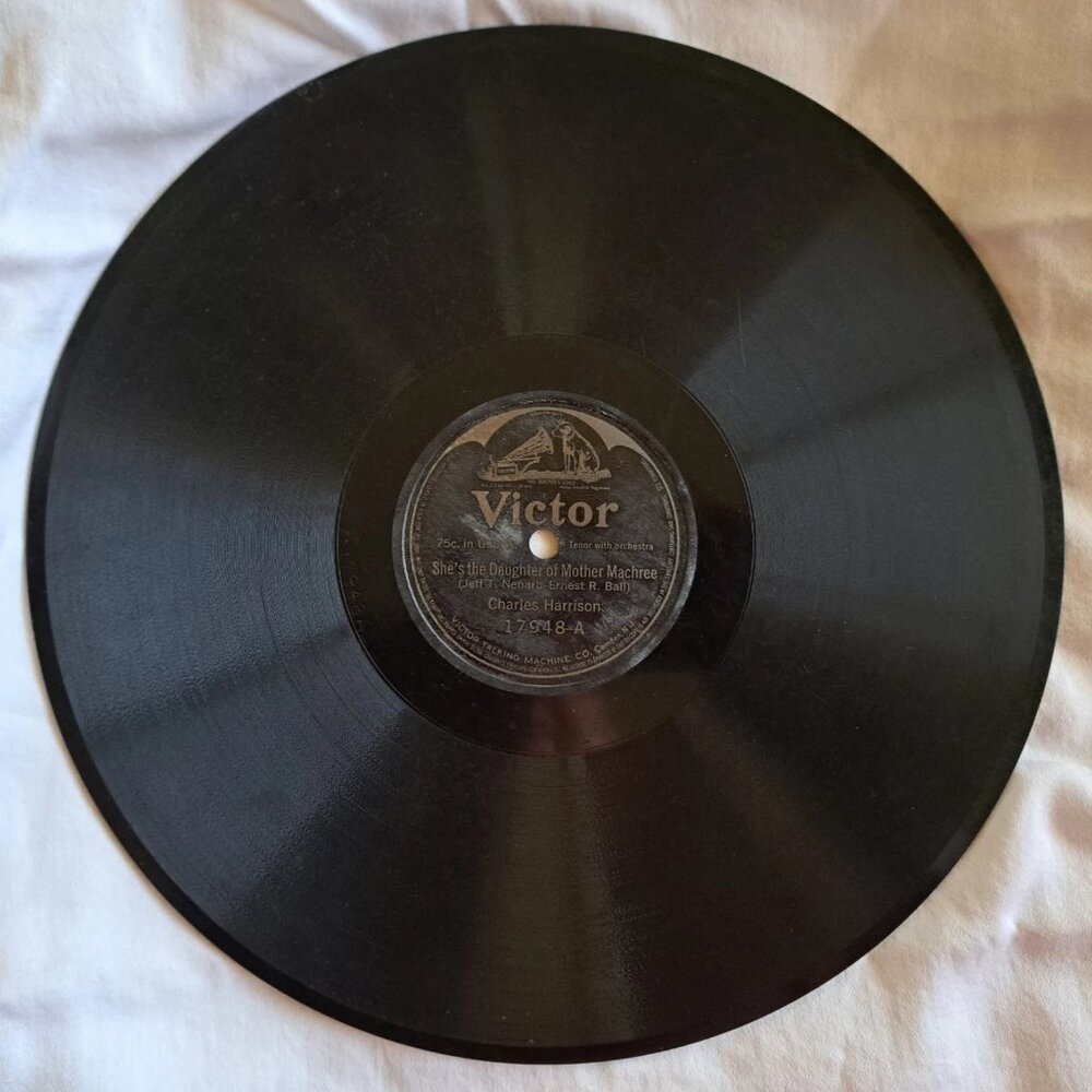 VICTOR Record 78 rpm 17948 CHARLES HARRISON Daughter Mother Machree / Rosary